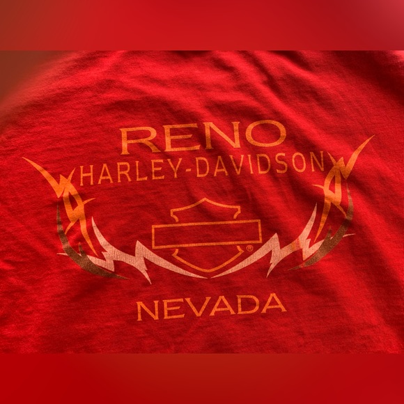 Vintage Red Harley Davidson T Shirt size L - Picture 4 of 5